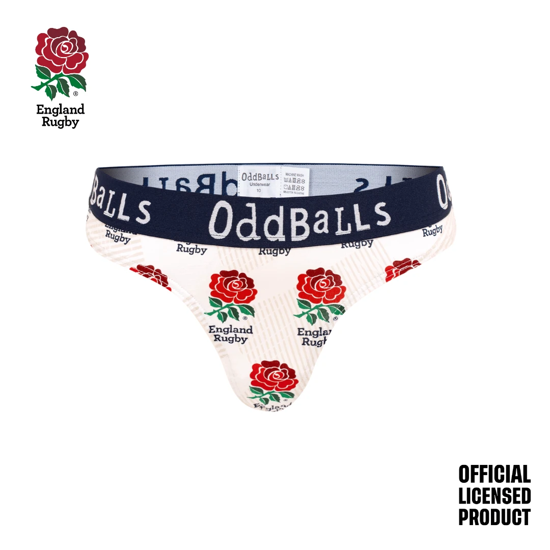 England Rugby Union - Home - Ladies Thong 4 England Rugby Union - Home - Ladies Thong - Image 2