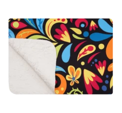 Botanical - Luxury Sherpa Fleece Blanket