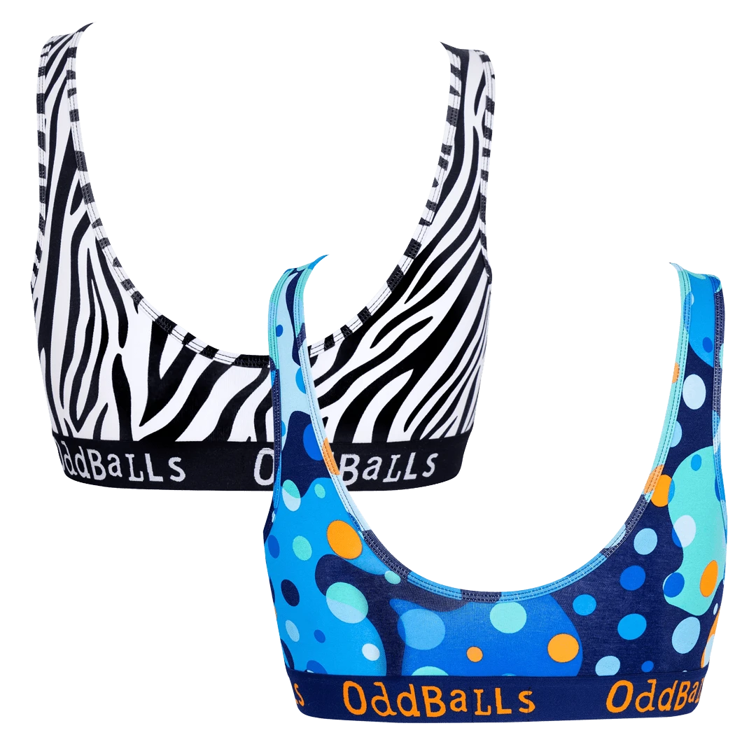 Contrasting Bundle - Ladies Bralette 2 Pack Bundle 4 Contrasting Bundle - Ladies Bralette 2 Pack Bundle - Image 2