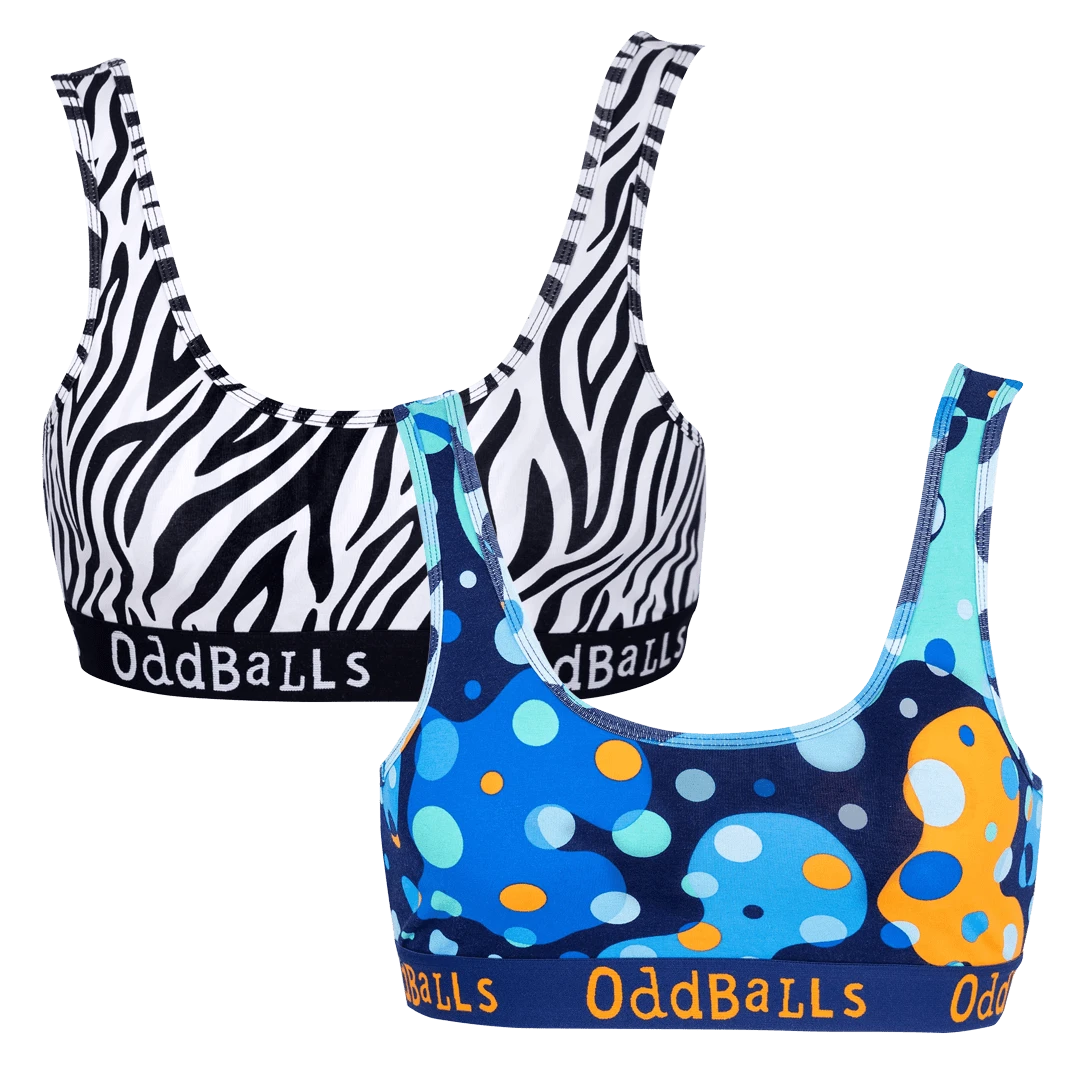 Contrasting Bundle - Ladies Bralette 2 Pack Bundle 3 Contrasting Bundle - Ladies Bralette 2 Pack Bundle