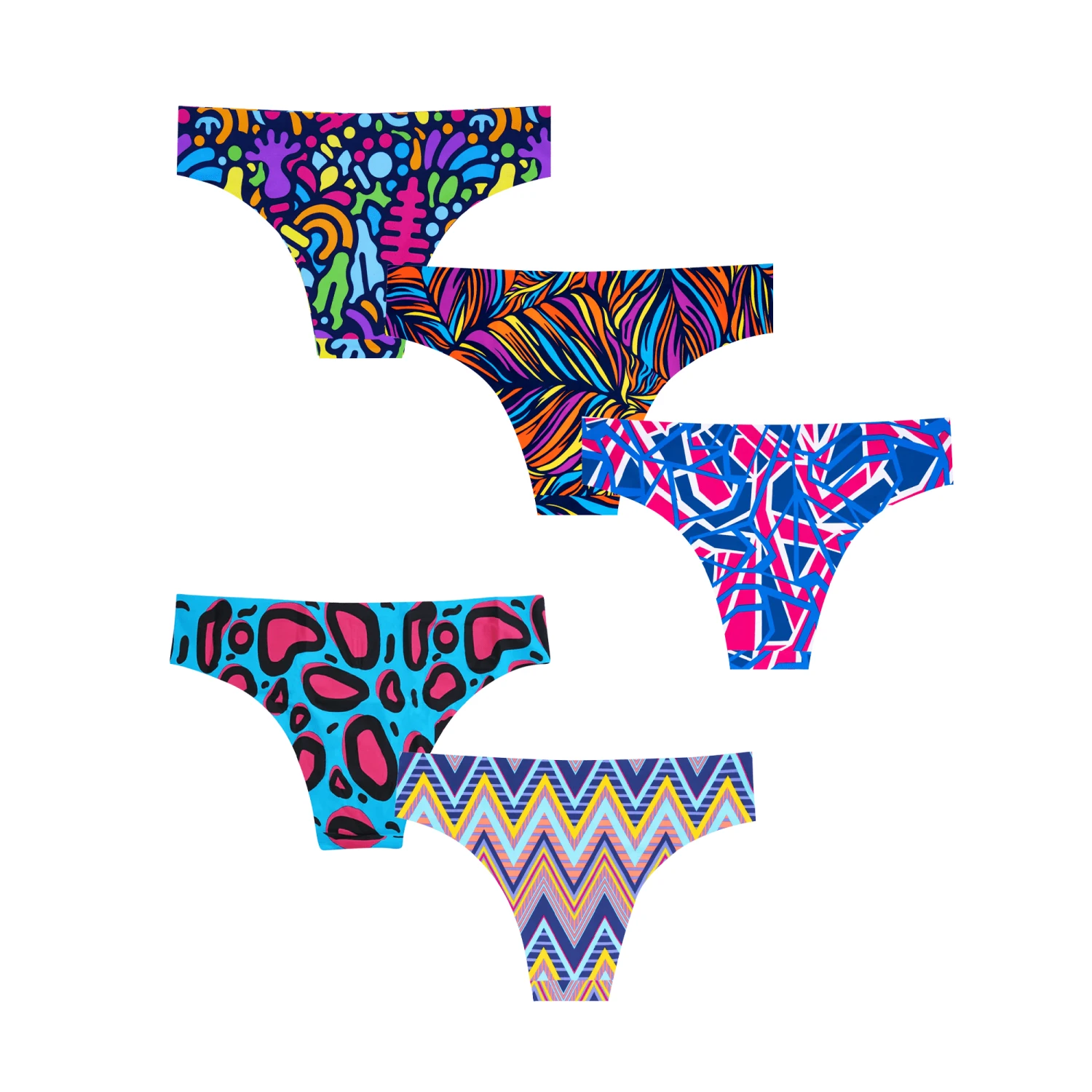 Chilled Out Bundle - Ladies Seamless Briefs 5 Pack Bundle 4 Chilled Out Bundle - Ladies Seamless Briefs 5 Pack Bundle - Image 2