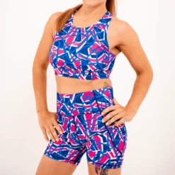 Cracked - Gym Shorts + Sports Bra Bundle