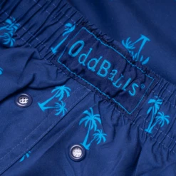 Adult Swim Shorts & Towel Bundle - Palm Trees - Cyan 13 Adult Swim Shorts & Towel Bundle - Palm Trees - Cyan -Sports Bra Store CYAN PALM TREES PATCH DETAIL min
