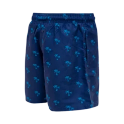 Adult Swim Shorts & Towel Bundle - Palm Trees - Cyan 12 Adult Swim Shorts & Towel Bundle - Palm Trees - Cyan -Sports Bra Store CYAN PALM TREES SWIM SHORTS BACK min