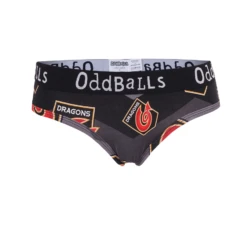Dragons - Black - Ladies Briefs