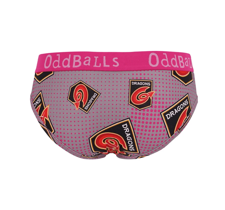 Dragons - Pink - Ladies Briefs 4 Dragons - Pink - Ladies Briefs - Image 2