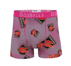 Dragons - Pink - Teen Boys Boxer Shorts