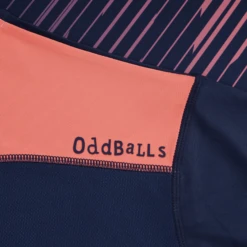 Zig Zag - Navy / Coral - Flex Fit - Mens Training T-Shirt -Sports Bra Store FLEXFITFIVECLOSEUP22021TECH T SHIRT WEBSITE SIZE