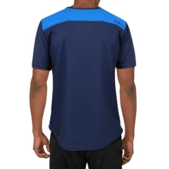 Navy / Cyan - Gradient - Flex Fit - Mens Training T-Shirt -Sports Bra Store FLEXFITFOURBACK2021TECH T SHIRT WEBSITE SIZE
