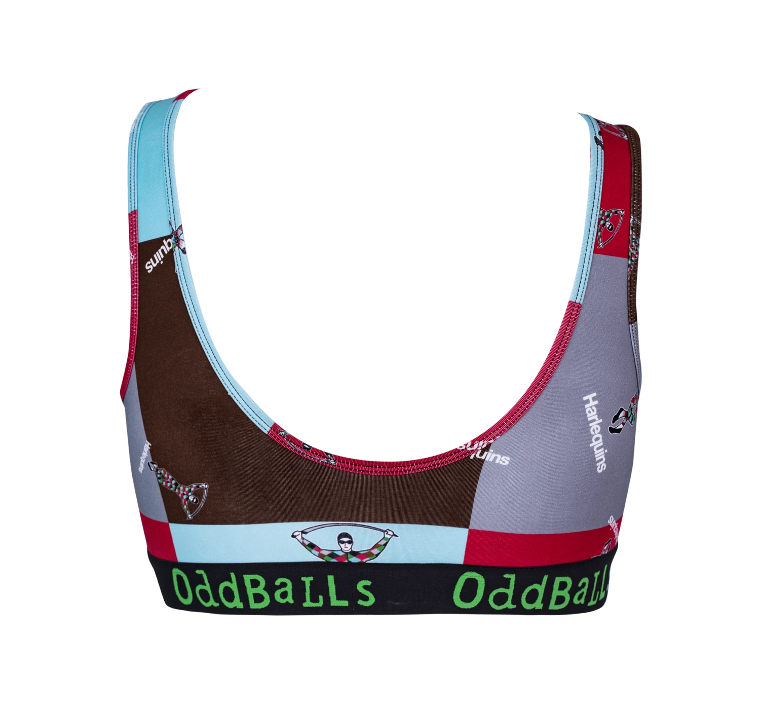 Harlequins - Ladies Bralette 4 Harlequins - Ladies Bralette - Image 2