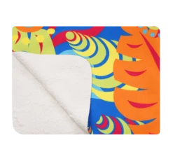 Hippy Jungle - Luxury Sherpa Fleece Blanket