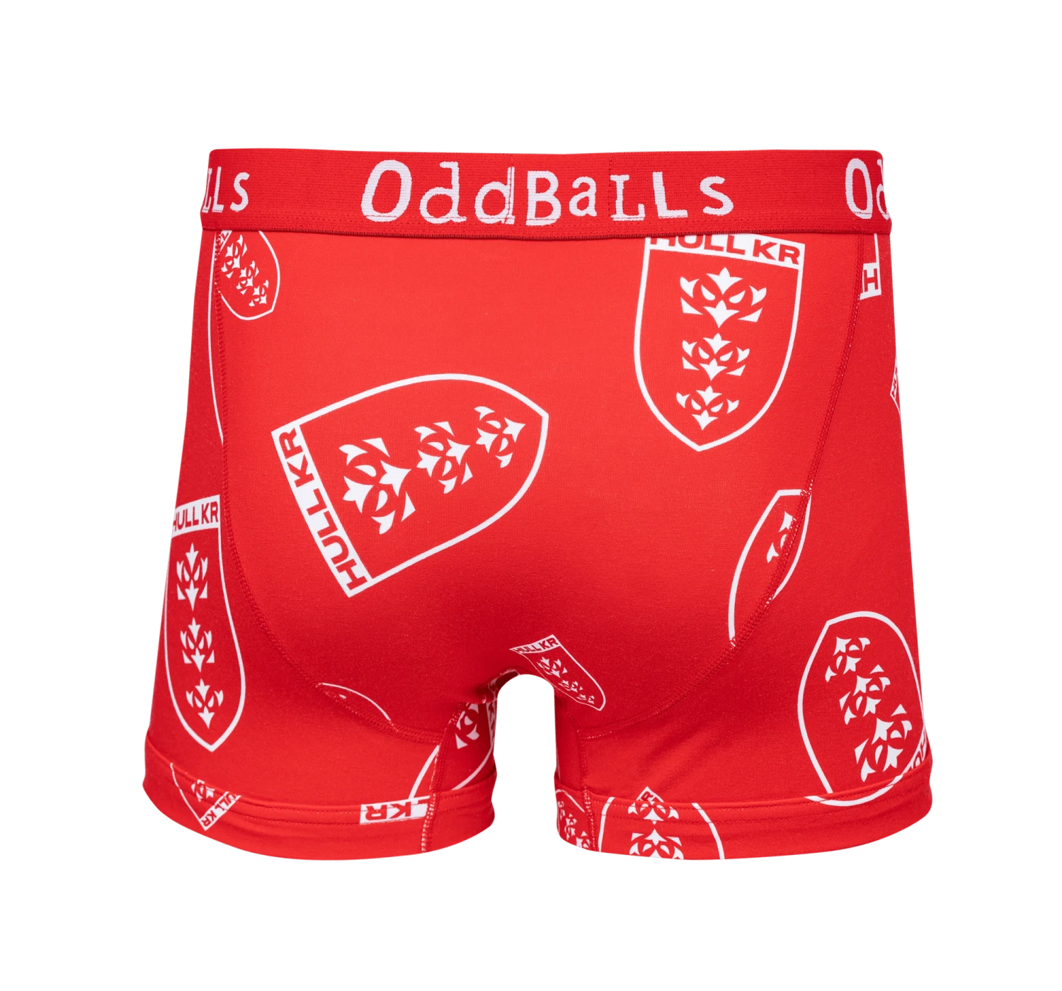 Hull KR - Red - Teen Boys Boxer Shorts 4 Hull KR - Red - Teen Boys Boxer Shorts - Image 2