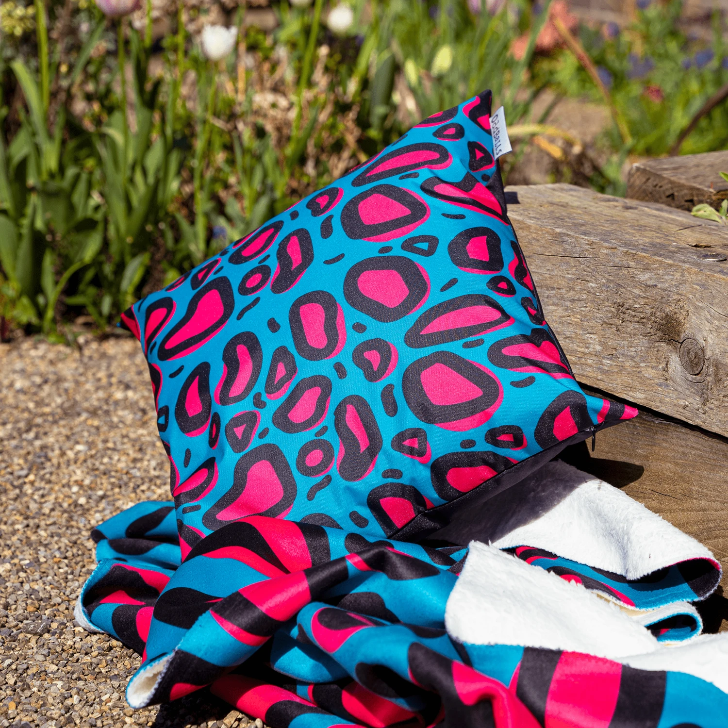 Lazy Leopard - Outdoor Cushion 4 Lazy Leopard - Outdoor Cushion - Image 2