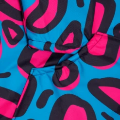 Outdoor Oversized Hoodie - Lazy Leopard 10 Outdoor Oversized Hoodie - Lazy Leopard -Sports Bra Store LAZY LEOPARD POCKET DETAIL min