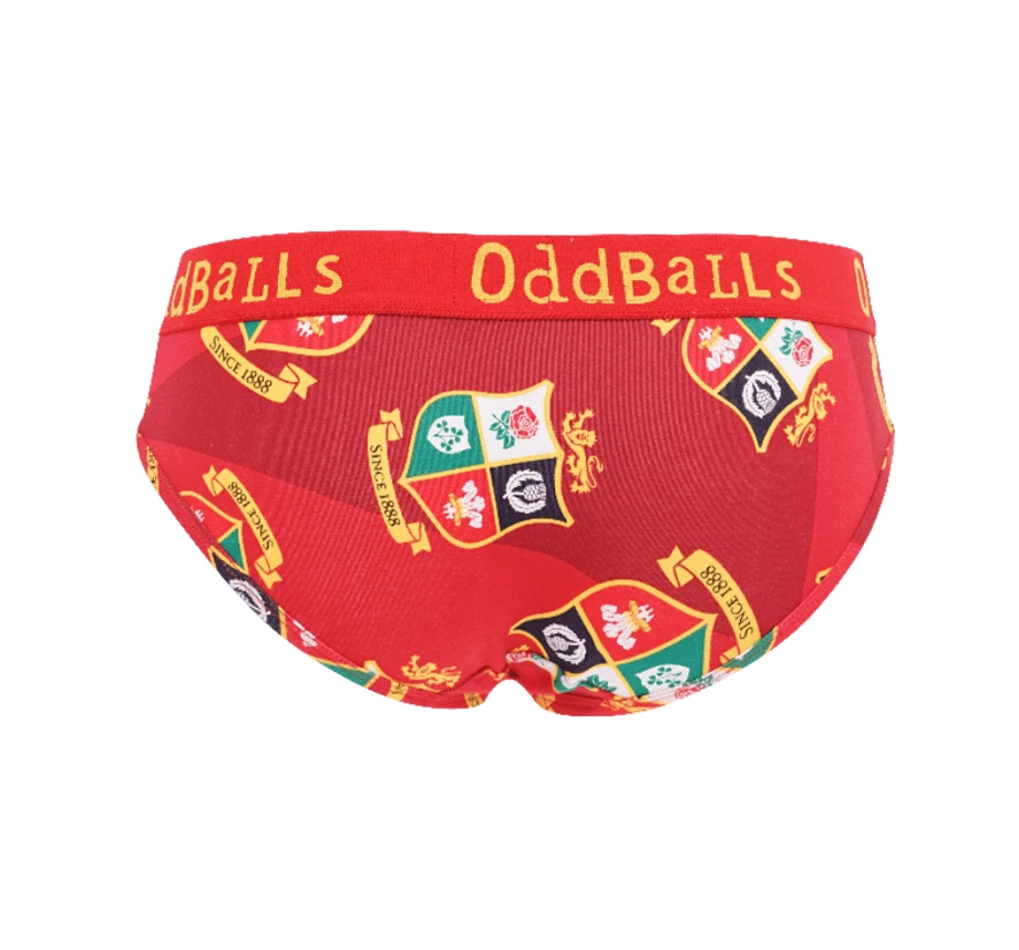 British & Irish Lions - Red - Teen Girls Briefs 4 British & Irish Lions - Red - Teen Girls Briefs - Image 2