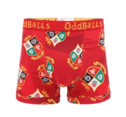 British & Irish Lions - Red - Teen Boys Boxer Shorts
