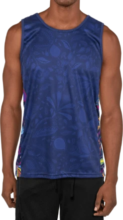 Magic Garden - Tech Fit - Running Vest 8 Magic Garden - Tech Fit - Running Vest -Sports Bra Store MAGICGARDENMENSVESTFRONT