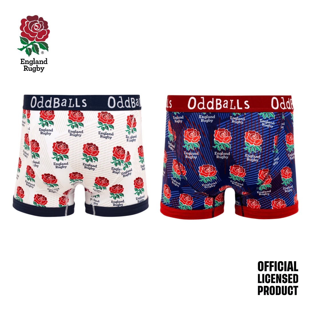 England Rugby - Home & Alternate - Mens Boxer Shorts Bundle 4 England Rugby - Home & Alternate - Mens Boxer Shorts Bundle - Image 2