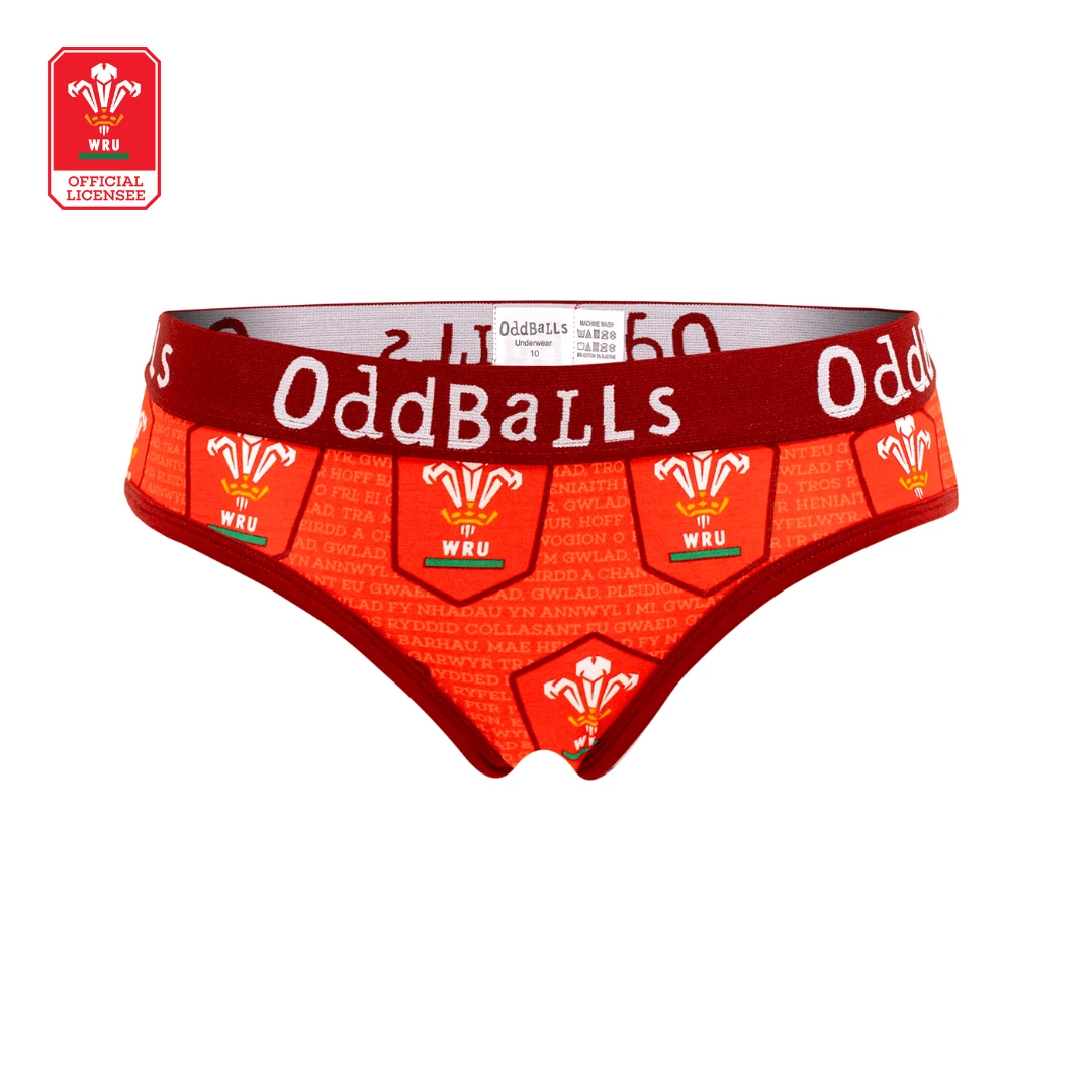 Welsh Rugby Union - Home - Ladies Briefs 3 Welsh Rugby Union - Home - Ladies Briefs