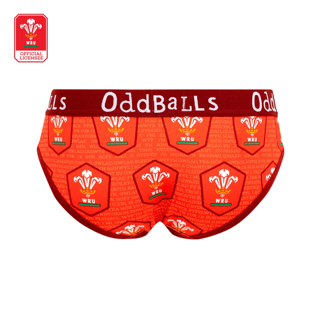 Welsh Rugby Union - Home - Ladies Briefs 4 Welsh Rugby Union - Home - Ladies Briefs - Image 2