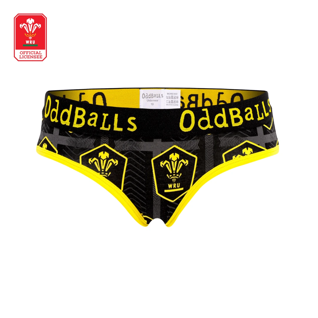 Welsh Rugby Union - Alternate - Ladies Briefs 3 Welsh Rugby Union - Alternate - Ladies Briefs