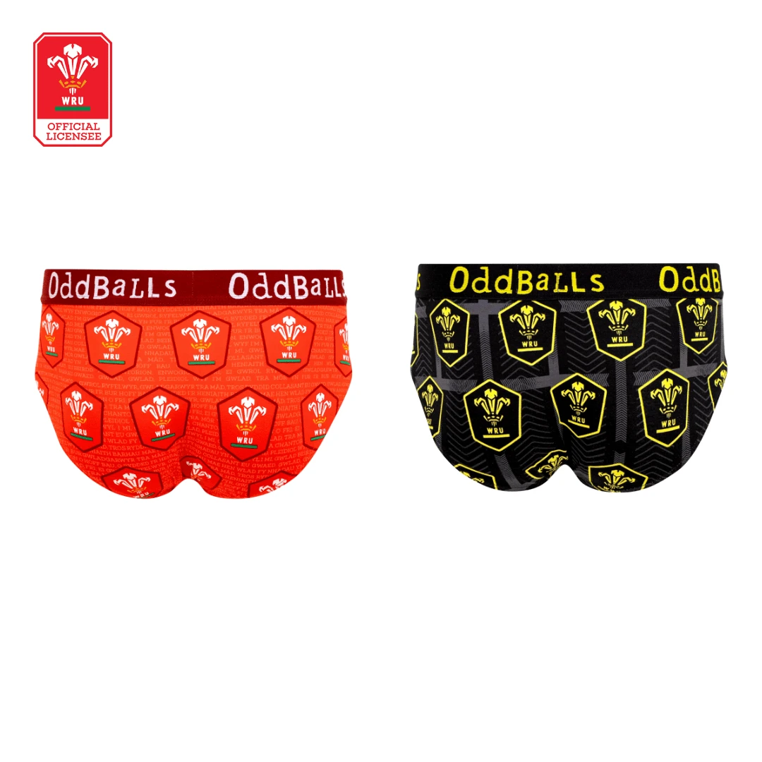Welsh Rugby Union - Home & Alternate - Mens Briefs Bundle 4 Welsh Rugby Union - Home & Alternate - Mens Briefs Bundle - Image 2