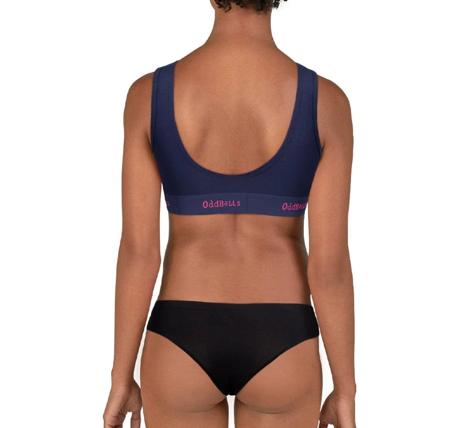 Navy And Magenta - Ladies Bralette 9 Navy And Magenta - Ladies Bralette - Image 7