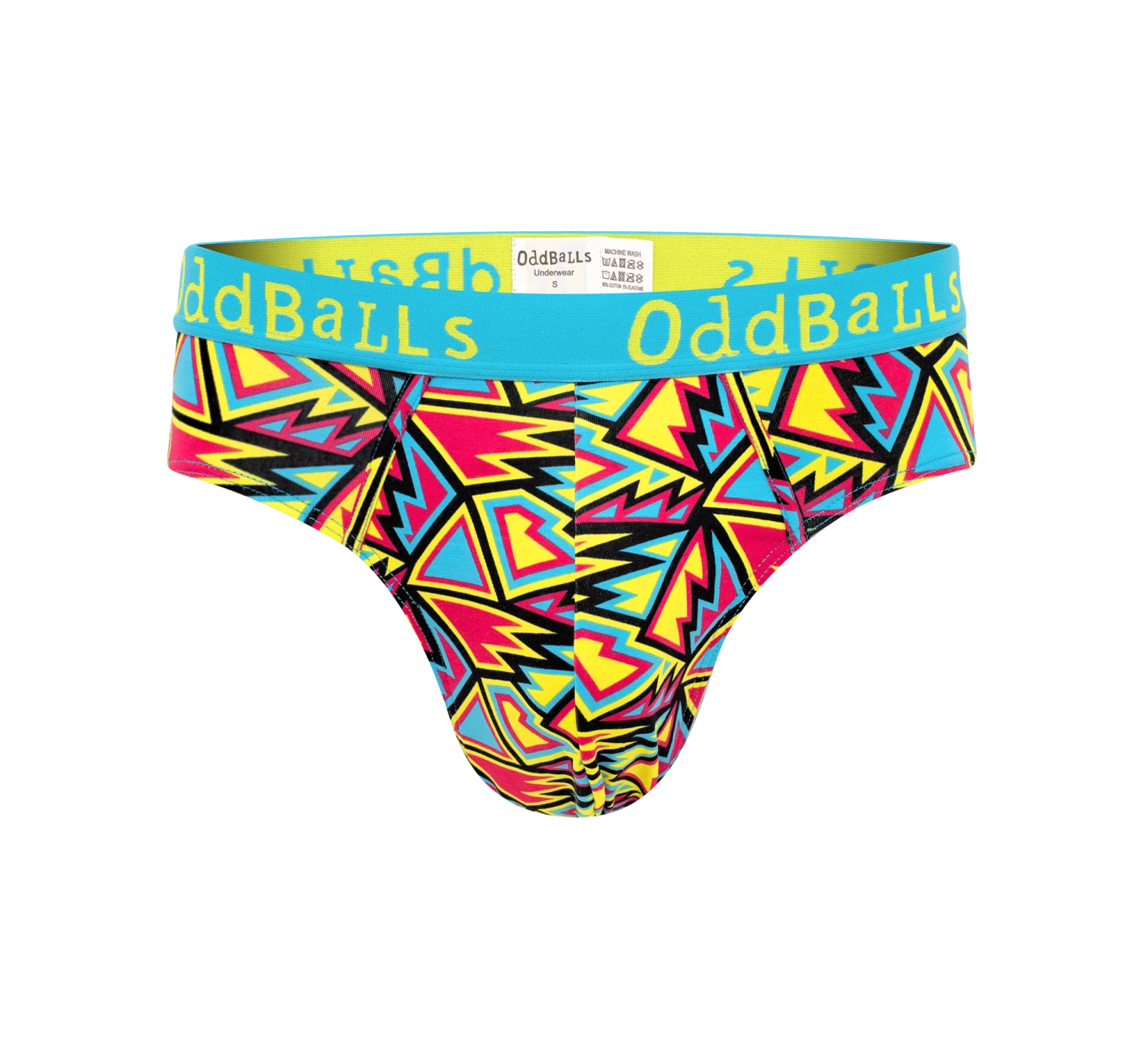 Neon Bolts - Teen Boys Briefs 3 Neon Bolts - Teen Boys Briefs