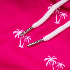 Adult Swim Shorts & Towel Bundle - Palm Trees - Pink -Sports Bra Store PINK PALM TREES TOGGLE DETAIL min 1