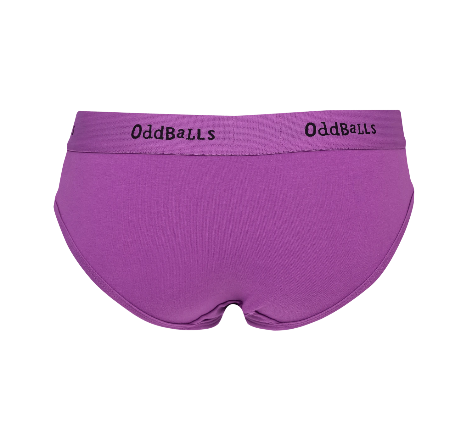 Purple & Black - Ladies Briefs 4 Purple & Black - Ladies Briefs - Image 2