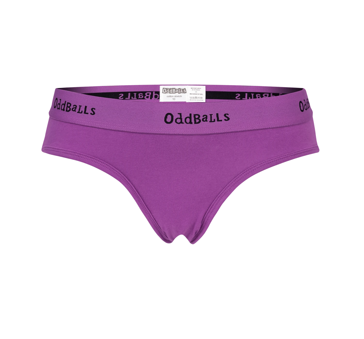 Purple & Black - Ladies Briefs 3 Purple & Black - Ladies Briefs