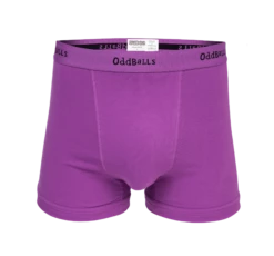 Purple & Black - Teen Boys Boxer Shorts