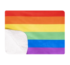 Rainbow - Luxury Sherpa Fleece Blanket