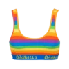Rainbow - Ladies Bralette 2 Rainbow - Ladies Bralette -Sports Bra Store RAINBOW L. BRALETTE FRONT