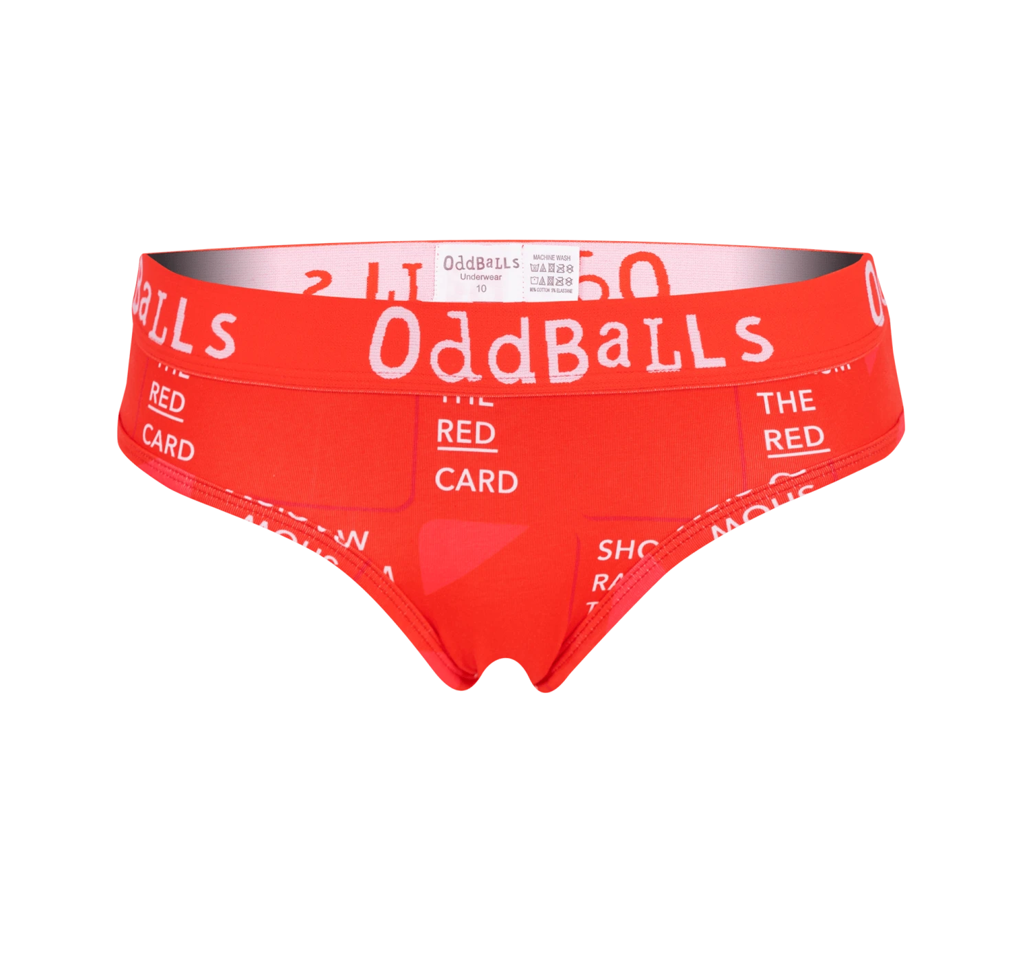 Show Racism The Red Card - Ladies Briefs 3 Show Racism The Red Card - Ladies Briefs