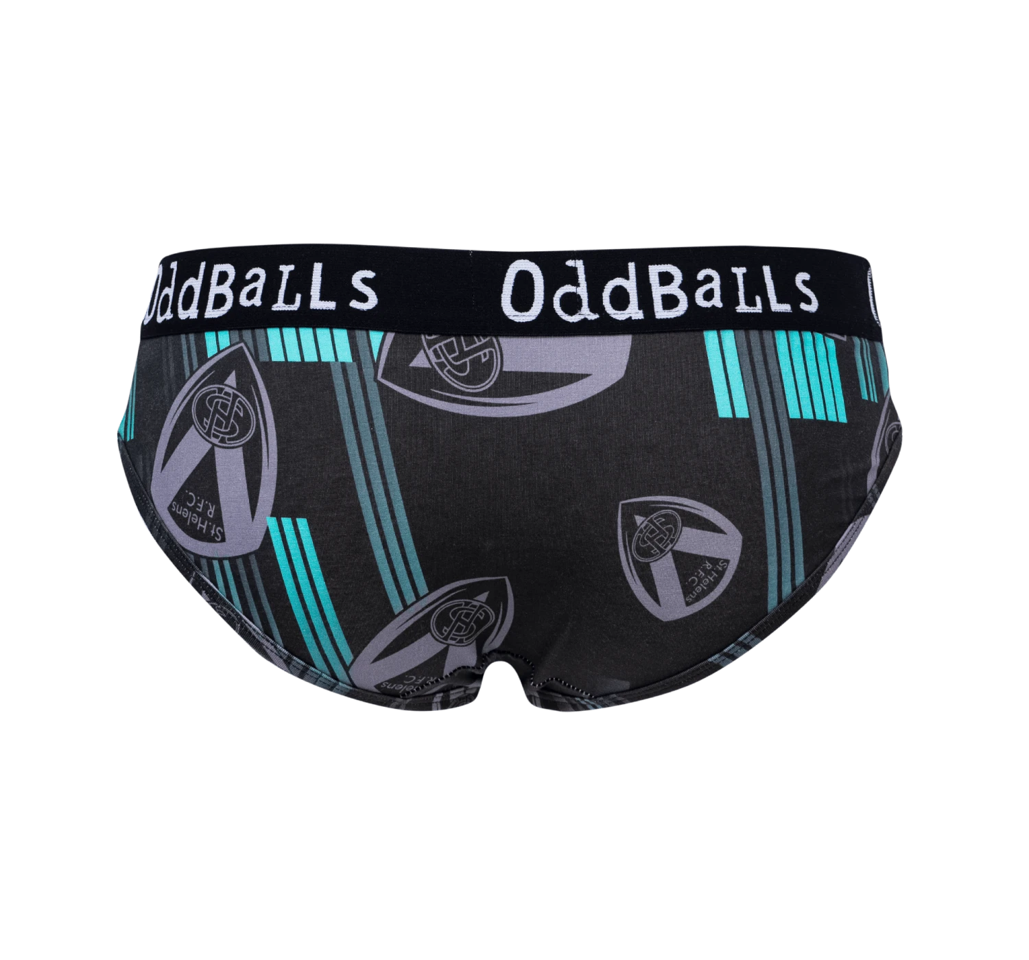 St Helens - Black | Green | Grey - Teen Girls Briefs 4 St Helens - Black | Green | Grey - Teen Girls Briefs - Image 2