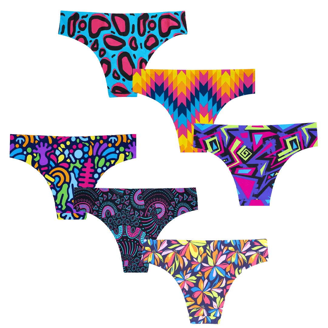 Lush Bundle - Ladies Seamless Briefs 6 Pack Bundle 4 Lush Bundle - Ladies Seamless Briefs 6 Pack Bundle - Image 2