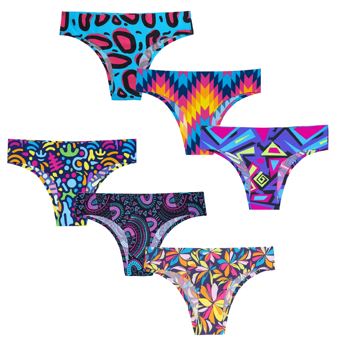 Lush Bundle - Ladies Seamless Briefs 6 Pack Bundle 3 Lush Bundle - Ladies Seamless Briefs 6 Pack Bundle