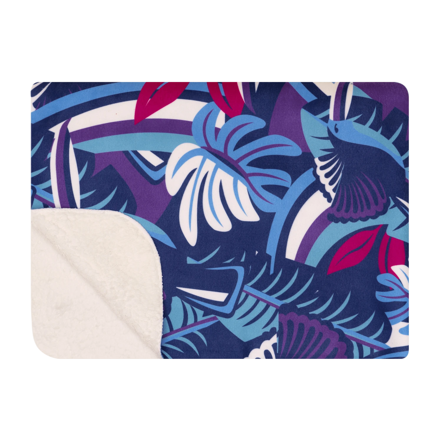 Toucan - Luxury Sherpa Fleece Blanket 3 Toucan - Luxury Sherpa Fleece Blanket